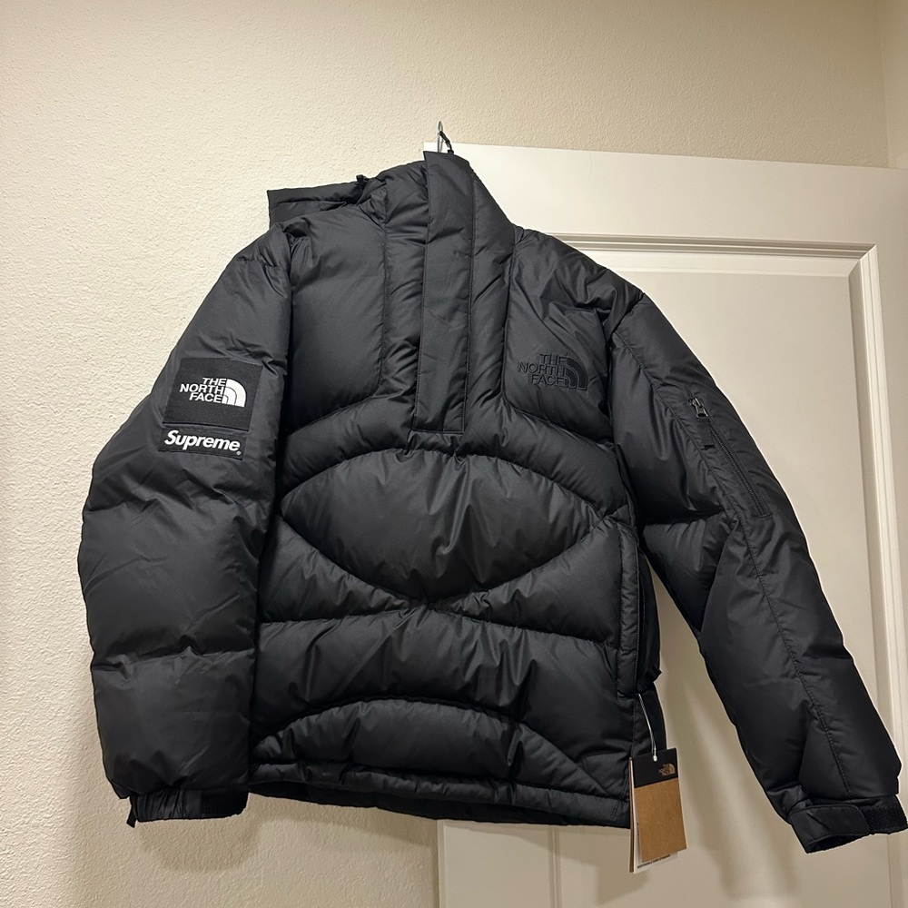 Supreme x TNF half zip NWT